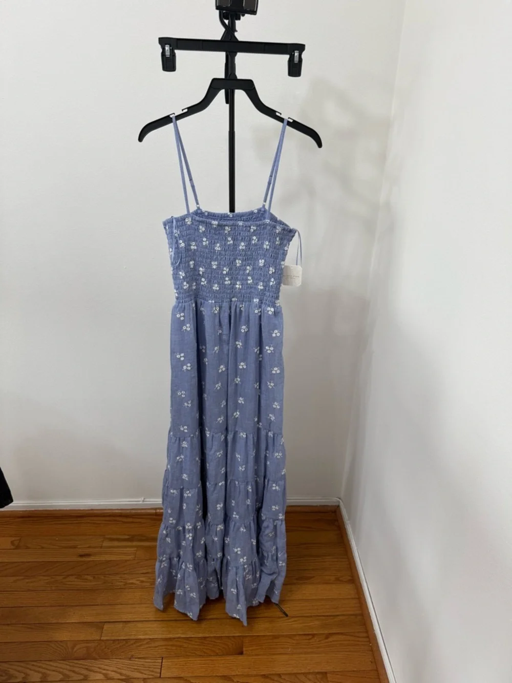 Altar'd State Lavender Smocked Floral Maxi Dress - Picture 3 of 5